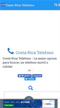 Mobile Screenshot of costaricatelefono.com